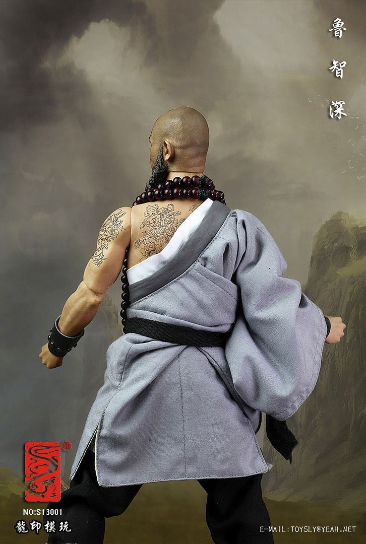 toys s13001 water margin lu zhishen"flowery monk 花和尚鲁智深